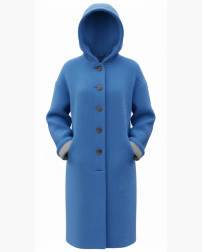 Manteau Femme en Laine Oversize avec Capuche – Élégance & Chaleur d’Hiver