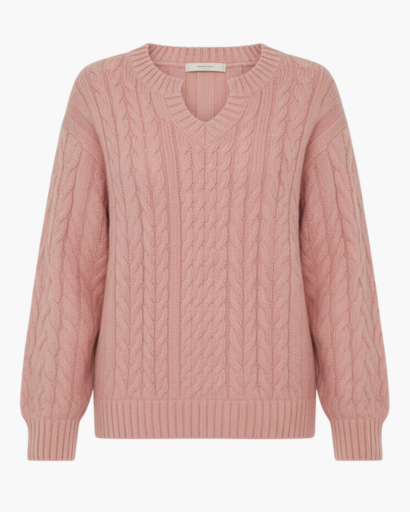 Pull Femme en Maille Torsadée à Coupe Décontractée