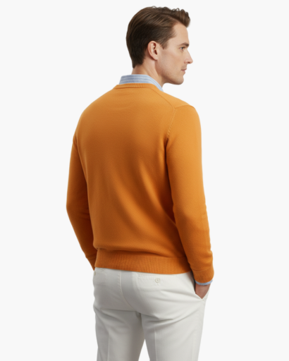 Pull à Col V pour Homme | Élégance Classique et Confort Quotidien