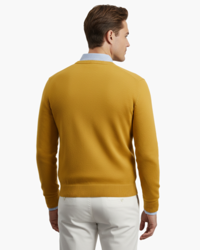 Pull à Col V pour Homme | Élégance Classique et Confort Quotidien