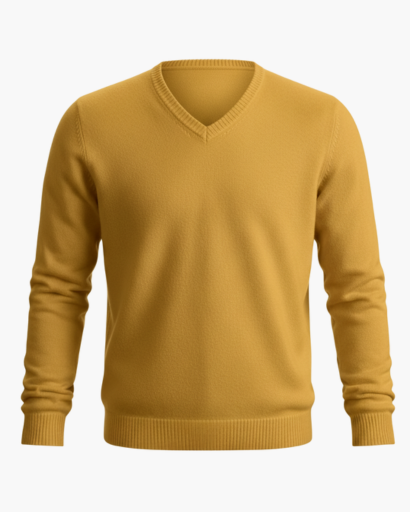 Pull à Col V pour Homme | Élégance Classique et Confort Quotidien