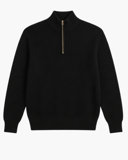 Pull à Col Zippé pour Homme | Élégance et Confort au Quotidien