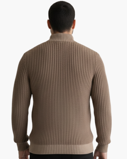 Pull à Col Zippé pour Homme | Élégance et Confort au Quotidien