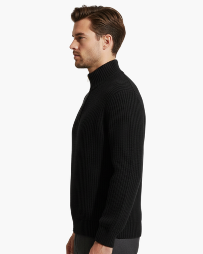 Pull à Col Zippé pour Homme | Élégance et Confort au Quotidien