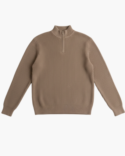 Pull à Col Zippé pour Homme | Élégance et Confort au Quotidien