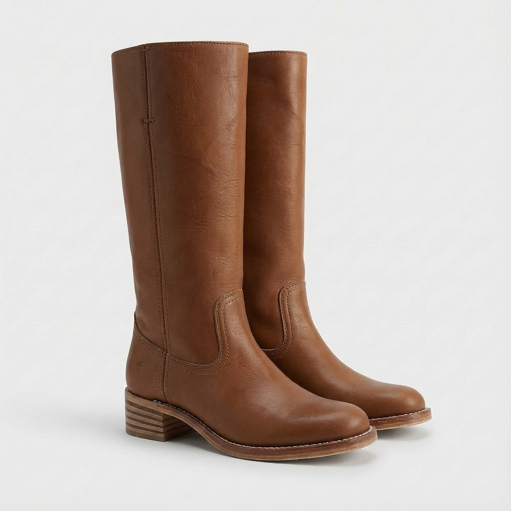 Bottes femme hautes Marron