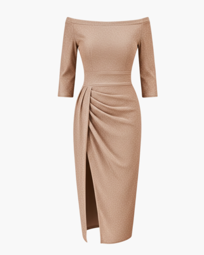 Robe Pailletée Femme Évasée – Glamour & Brillance | Soirée & Invitée Mariage Style Chic