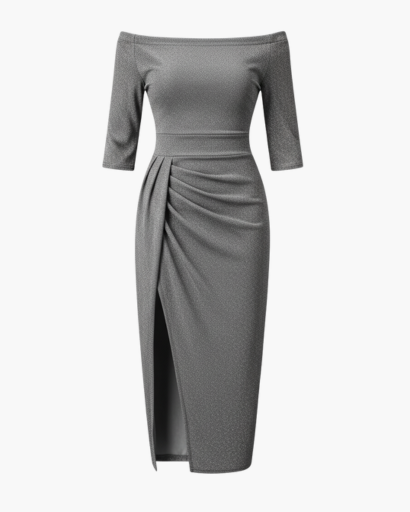 Robe Pailletée Femme Évasée – Glamour & Brillance | Soirée & Invitée Mariage Style Chic