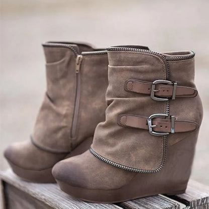 Bottines chunky à boucles, vue détaillée