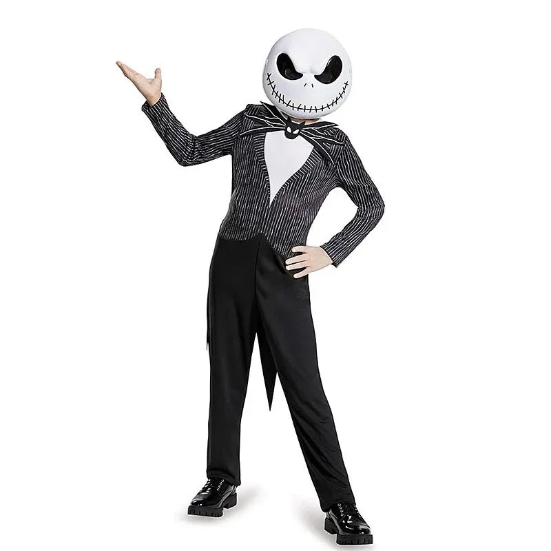 Costume de roi squelette pour garçon avec masque de personnage