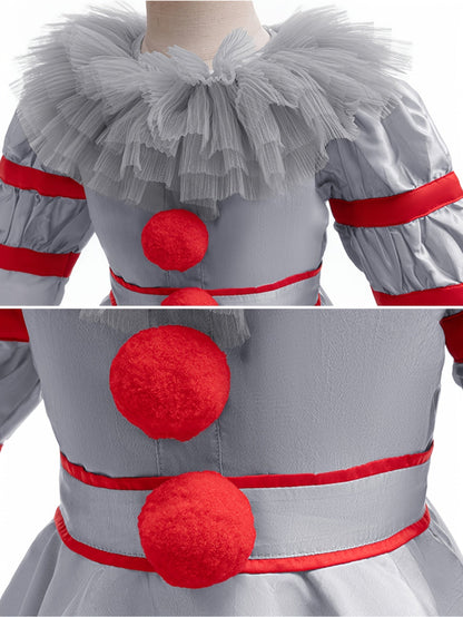 Costume clown victorien - détail volants