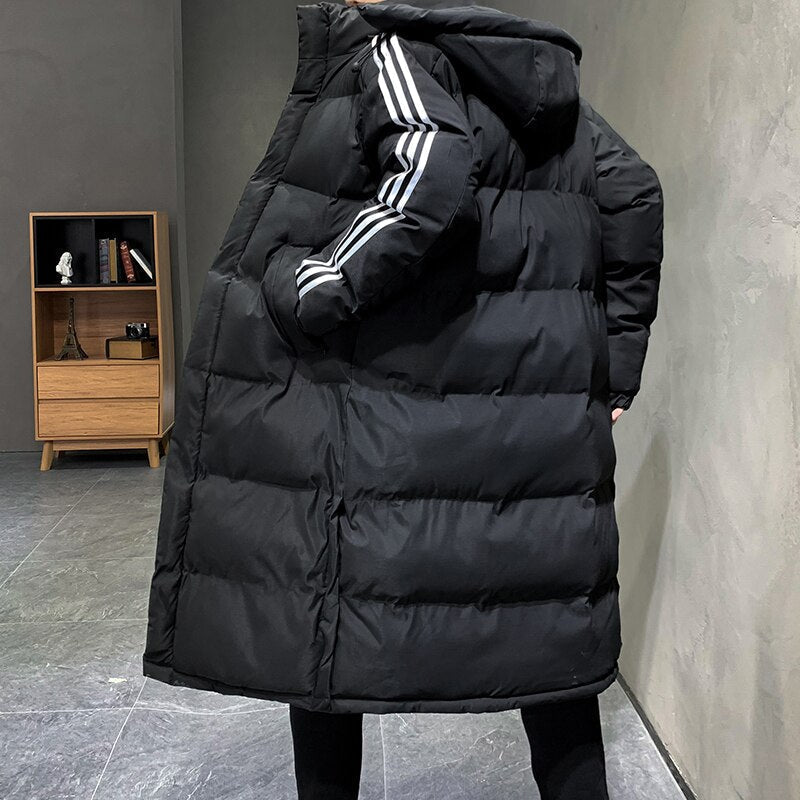 Détail capuche manteau homme