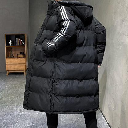 Détail capuche manteau homme