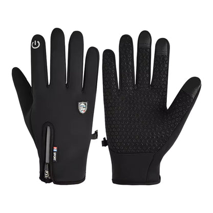 gants chauffants USB femme, vue de dos avec élément chauffant
