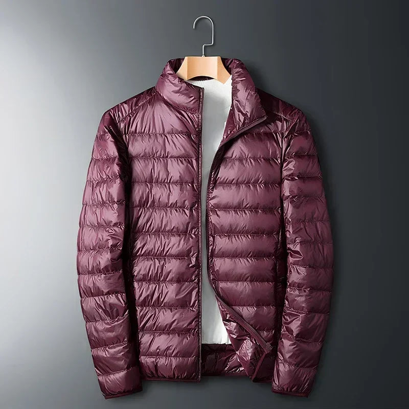 doudoune légère homme, coloris rouge