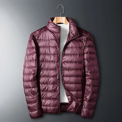 doudoune légère homme, coloris rouge