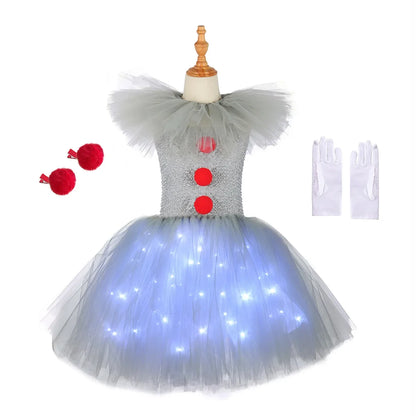 Robe tutu de clown lumineuse seule, sans accessoires
