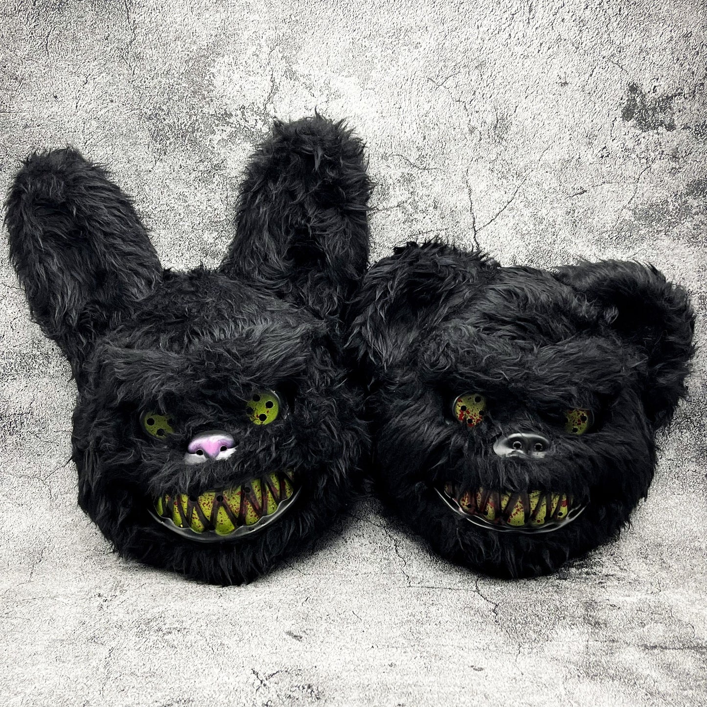 Masque fausse fourrure - version duo