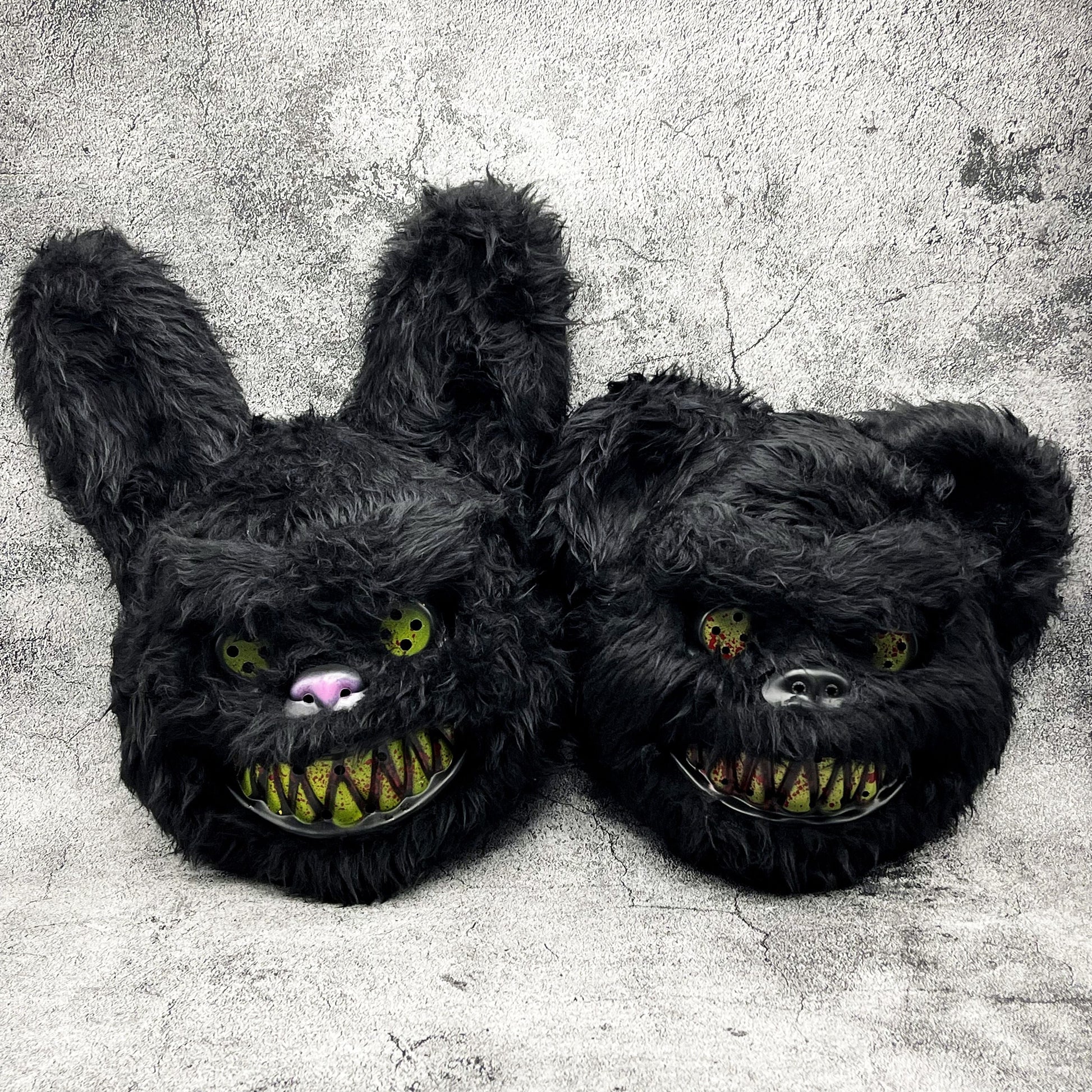 Masque fausse fourrure - version duo