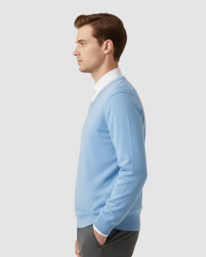 Pull Homme – Col V – Classique & Confortable