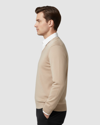 Pull Homme – Col V – Classique & Confortable