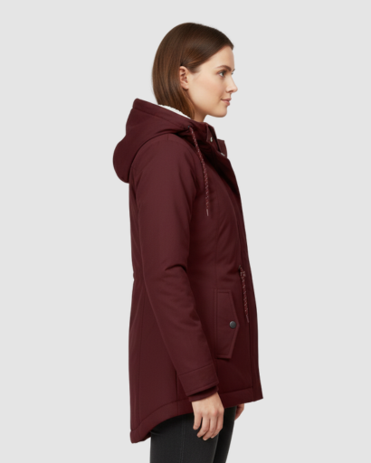 Manteau Hiver Femme Capuche Doublure Fleece – vue d'ensemble
