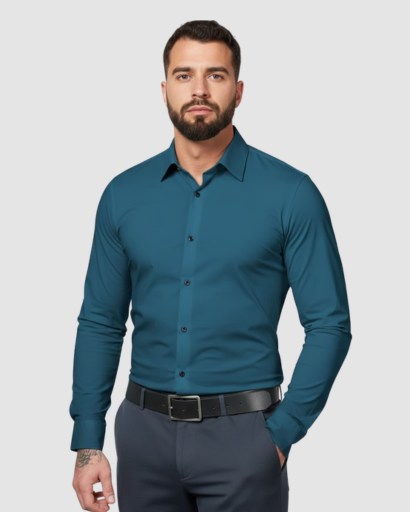 Chemise Homme Extensible | Confort et Élégance Sans Repassage