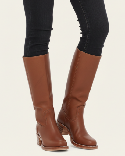 Bottes Hautes Femme – Doublure Chaude & Style Authentique