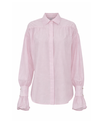 Chemise ample à manches bouffantes femme