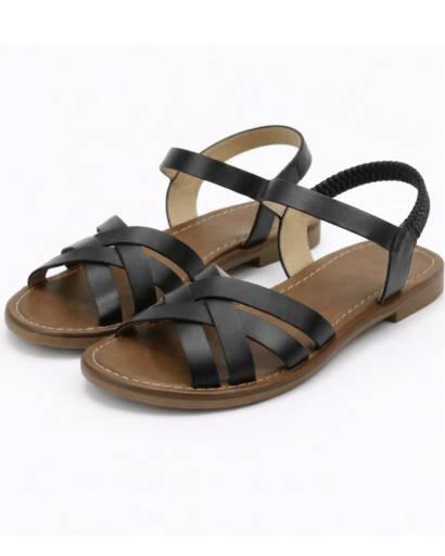Sandales Orthopédiques femme à brides croisées – confort & maintien – vue 5