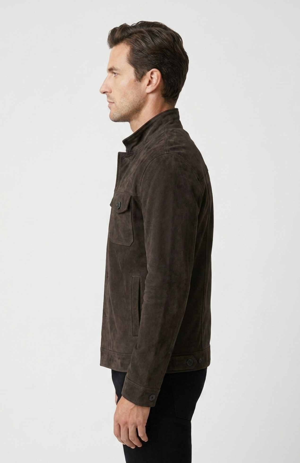 Veste Safari Homme – Daim Doux & Multi-Poches, Style Aventurier Chic – vue 5