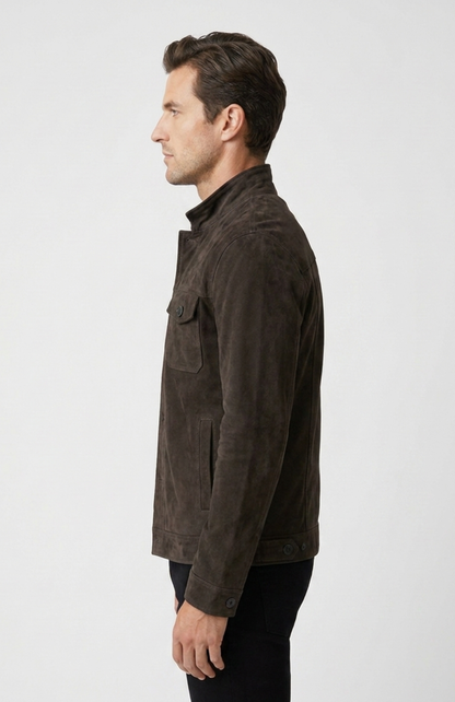 Veste Safari Homme – Daim Doux & Multi-Poches, Style Aventurier Chic – vue 5