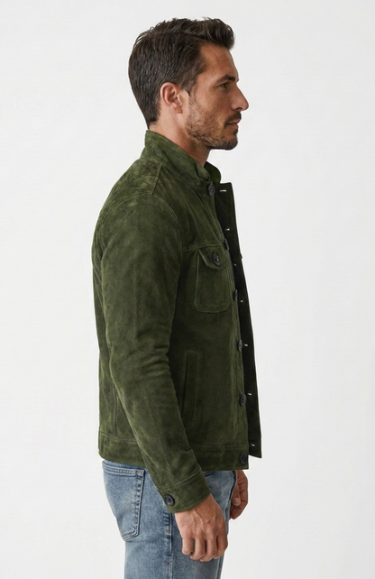 Veste Safari Homme – Daim Doux & Multi-Poches, Style Aventurier Chic – vue 7