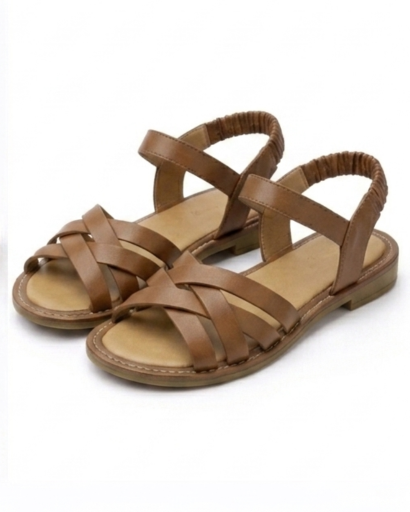 Sandales Orthopédiques femme à brides croisées – confort & maintien – vue 4