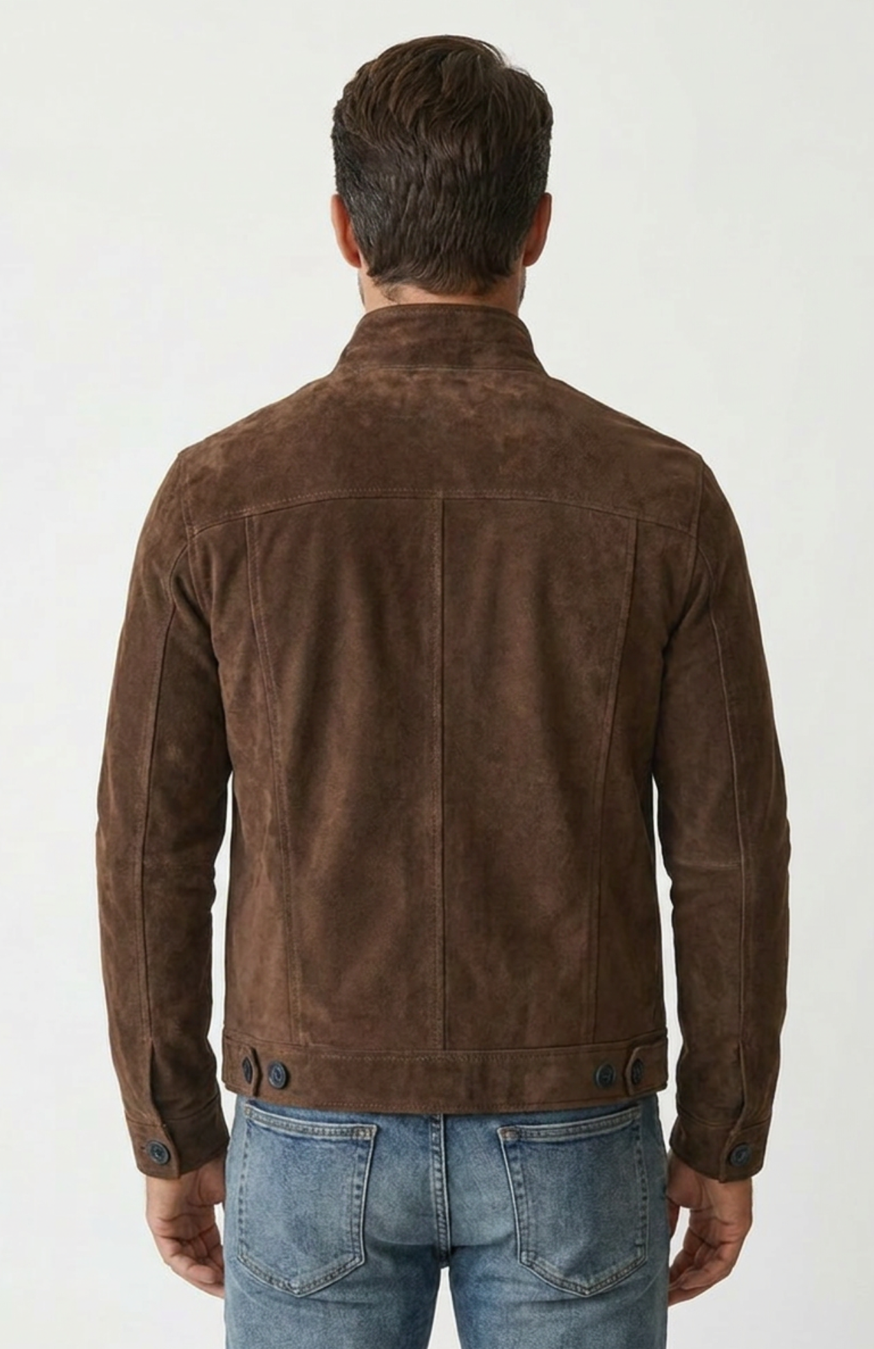 Veste Safari Homme – Daim Doux & Multi-Poches, Style Aventurier Chic – vue 12