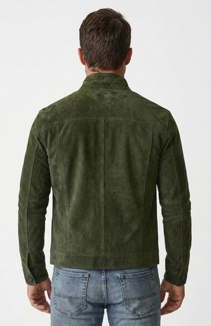 Veste Safari Homme – Daim Doux & Multi-Poches, Style Aventurier Chic – vue 11