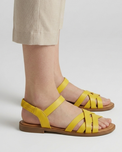 Sandales Orthopédiques femme à brides croisées – confort & maintien – vue 8