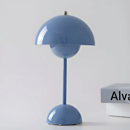 lampe de table sans fil bleu clair
