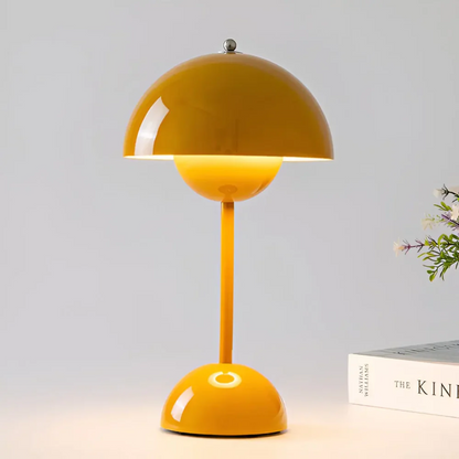 lampe de table sans fil orange