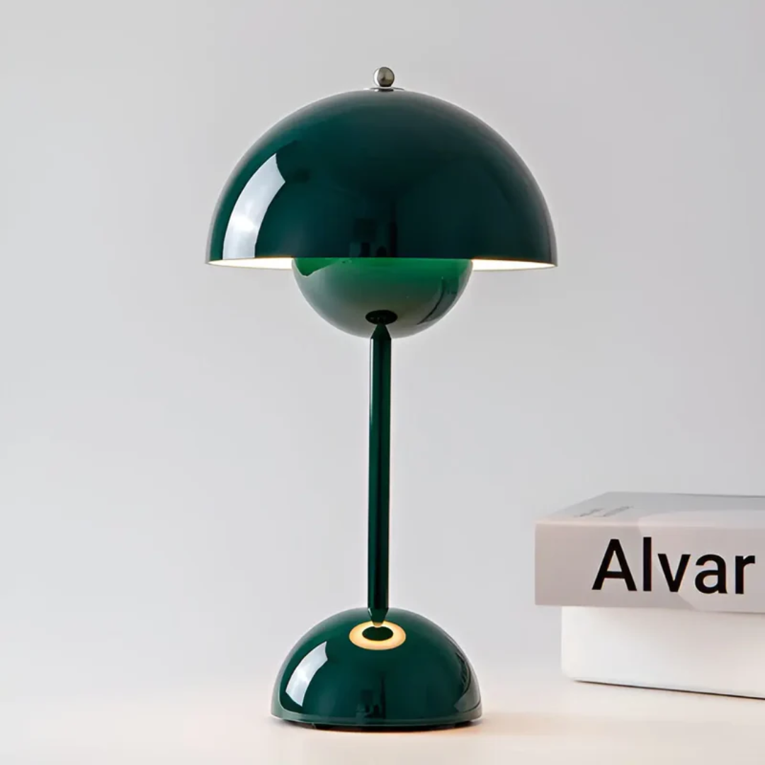 lampe de table sans fil verte