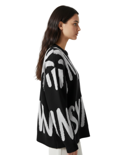 Pull Femme Jacquard Col Rond – Élégance Texturée & Chaleur | Style Automne Hiver