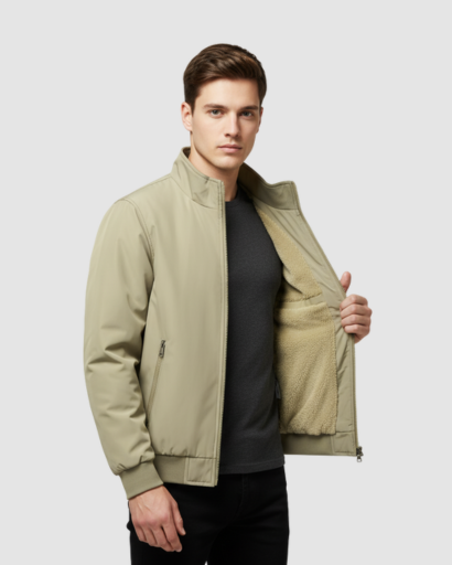 Blouson Homme Col Montant – vue 10