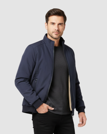 Blouson Homme Col Montant – vue 4