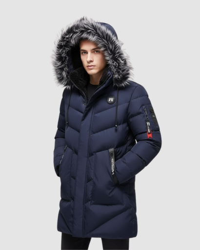 Parka Longue Homme Capuche Bordée | Isolation Maximale et Style Urbain