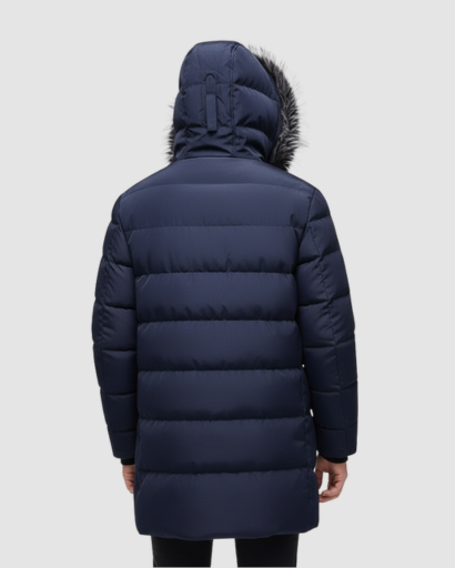 Parka Longue Homme Capuche Bordée | Isolation Maximale et Style Urbain