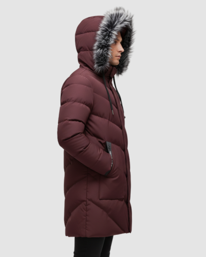 Parka Longue Homme Capuche Bordée | Isolation Maximale et Style Urbain
