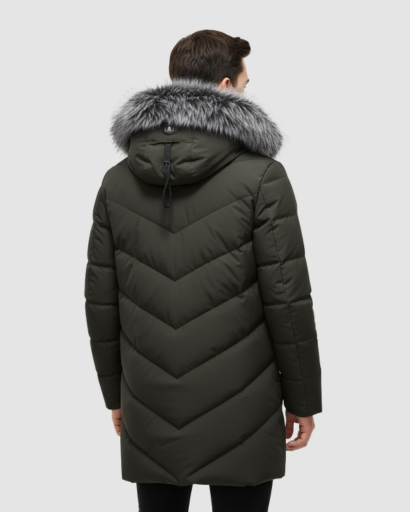 Parka Longue Homme Capuche Bordée | Isolation Maximale et Style Urbain