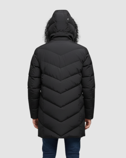 Parka Longue Homme Capuche Bordée | Isolation Maximale et Style Urbain