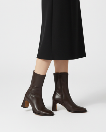 Bottines Femme à Talon – Élégance Moderne et Confort Quotidien