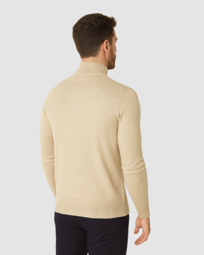 Pull à Col Zippé Homme – Élégance Moderne et Confort Thermique
